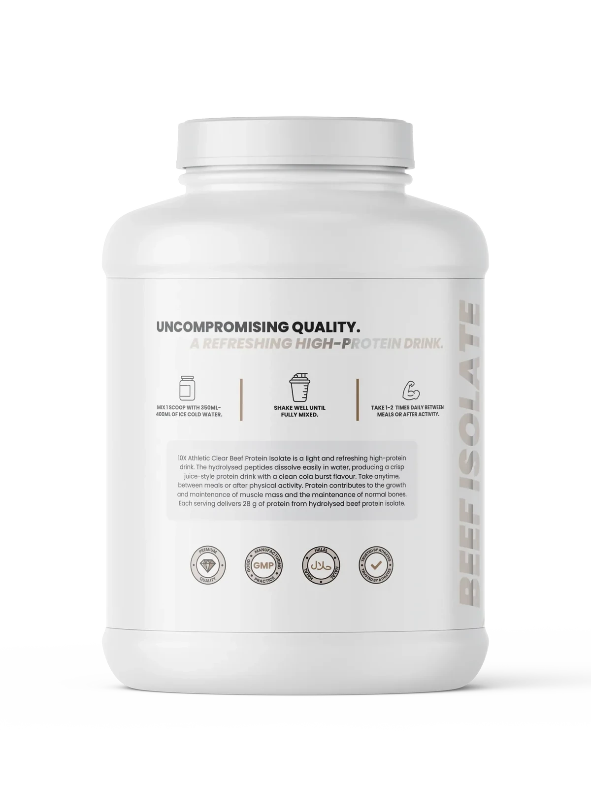 10X Atheletic Clear Beef Isolate – 2kg 28G Protein Per Serving 60 serving
