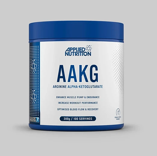 AAKG – Applied Nutrition | Arginine Alpha-Ketoglutarate for Pump, Blood Flow & Performance 300 Gram 100 Servings