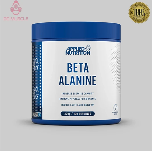 Appled Nutrition Beta-Alanine 300G Premium Performance Amino Acid 3000mg per Serving Enhances Training Duration & Physical Performance (300g - 100 Servings) (Unflavoured)