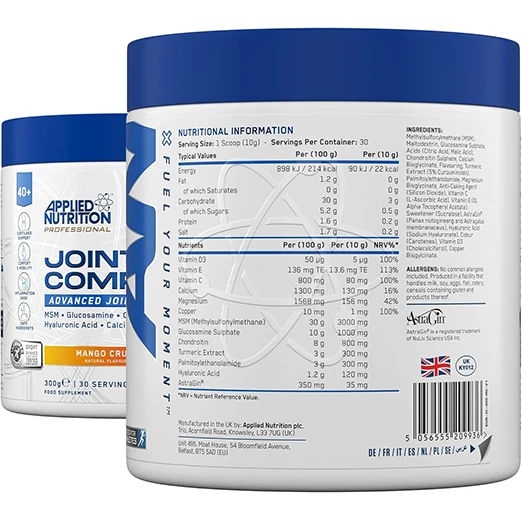 Applied Nutrition Advance Joint complex Supplement For Over 40s 300g | 30 Servings