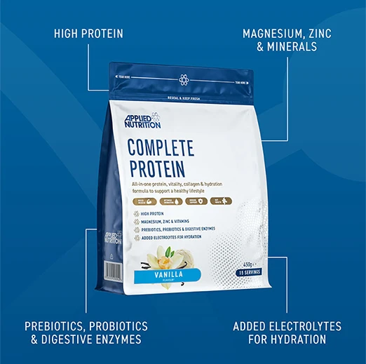 Applied Nutrition Complete Protein, Vanilla - 450g 15 Serving