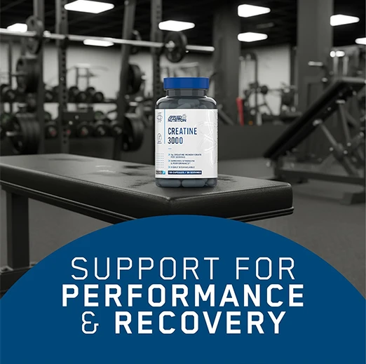 Applied Nutrition Creatine Monohydrate Capsules 3000mg Per Serving (120 Capsules – 30 Servings)