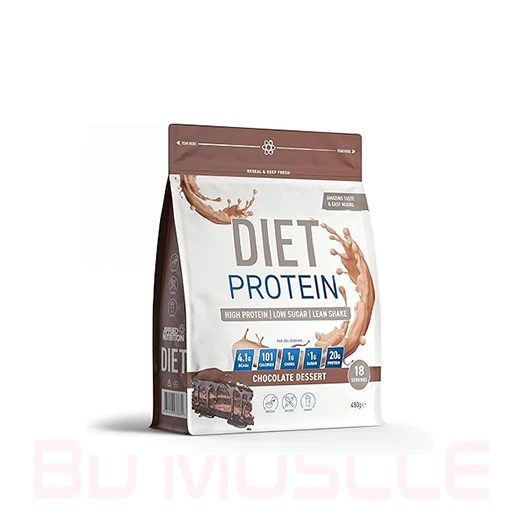 Applied Nutrition Diet Whey - High Protein Powder Supplement, Low Carb & Sugar, for Weight Management with CLA, L Carnitine, Green Tea (450g - 18 Servings)