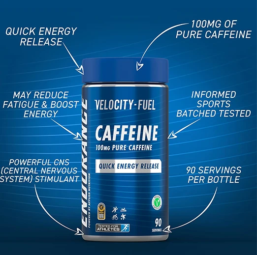 Applied nutrition Endurance Caffeine Capsules 100mg Per Vapsule 90 Capsule
