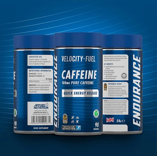 Applied nutrition Endurance Caffeine Capsules 100mg Per Vapsule 90 Capsule
