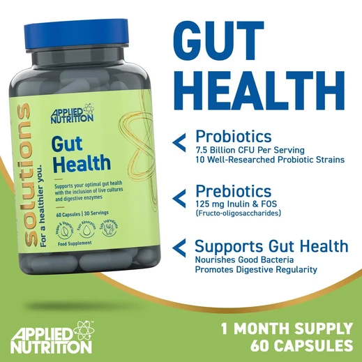 Applied nutrition Gut Health Solution 60 Capsule 30 Servings