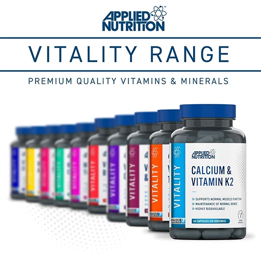 Applied Nutrition – Magnesium & Vitamin D3 – Tri-Magnesium Blend (60 Capsules – 30 Servings)