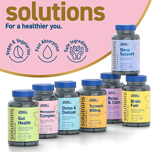 Applied Nutrition Menopause Complex Solutions Enhances Hormonal Balance - (60 Capsules – 30 Servings)