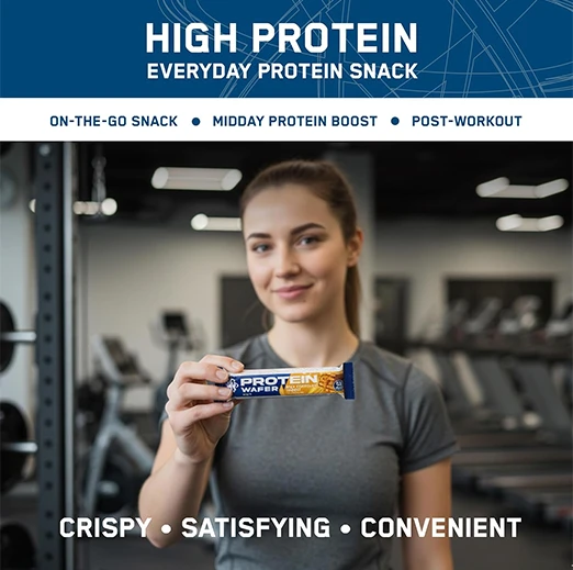 Applied Nutrition Protein Wafer Bar – High Protein Wafer Snack with 10g Protein Per Bar Milk Chocolate Coated Light Crispy Texture (39g Bar)*12