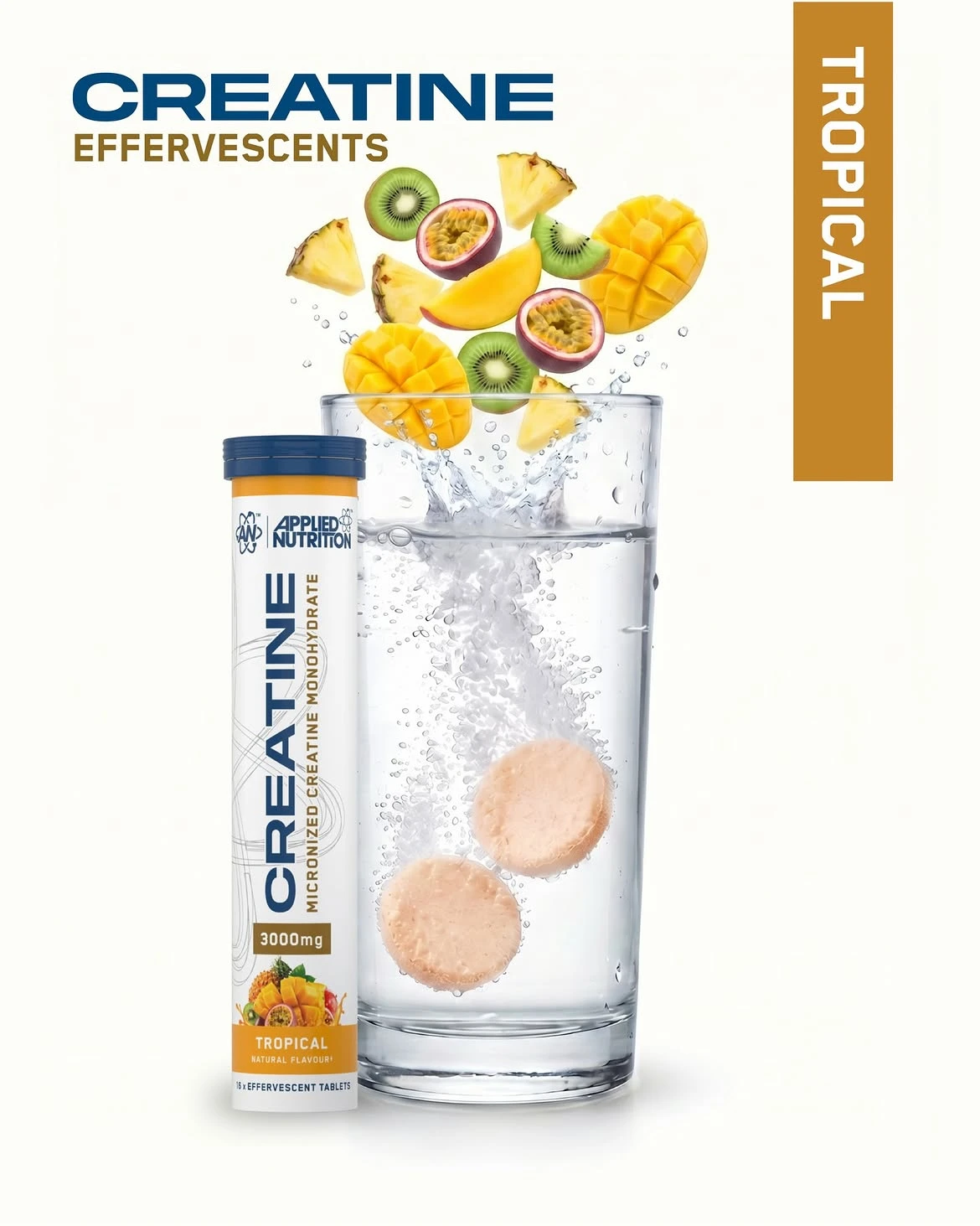 Creatine Monohydrate Effervescent Tablets