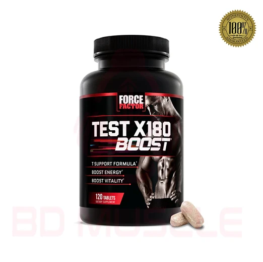 Force Factor Test X180 120 Tablet Multivitamin Daily Testosterone & Male Vitality Support Formula