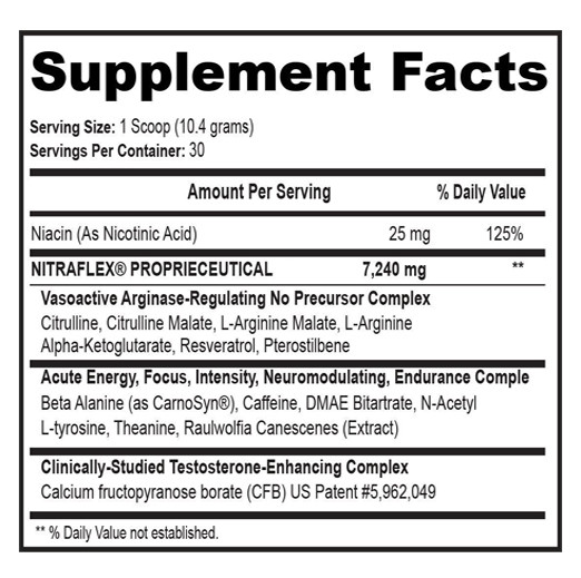 GAT SPORTS Nitraflex Advanced Pre-workout