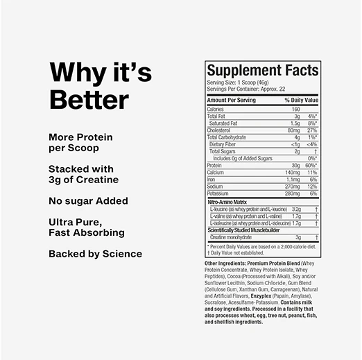 NITROTECH WHEY PROTEIN POWDER NEW PACKING