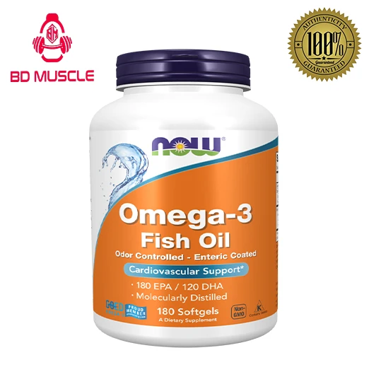 Now Foods Supplement Omega 3 180 EPA /120 DHA (1000 Mg) 200 Softgel