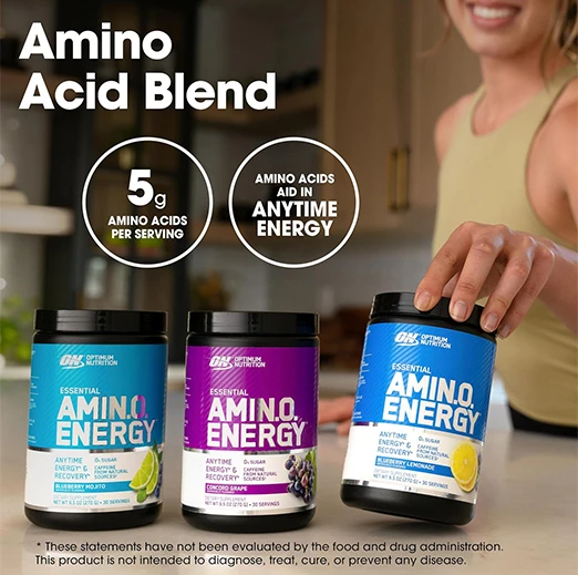 Optimum Nutrition Amino Energy - Pre Workout with Amino Acids, 30 Servings