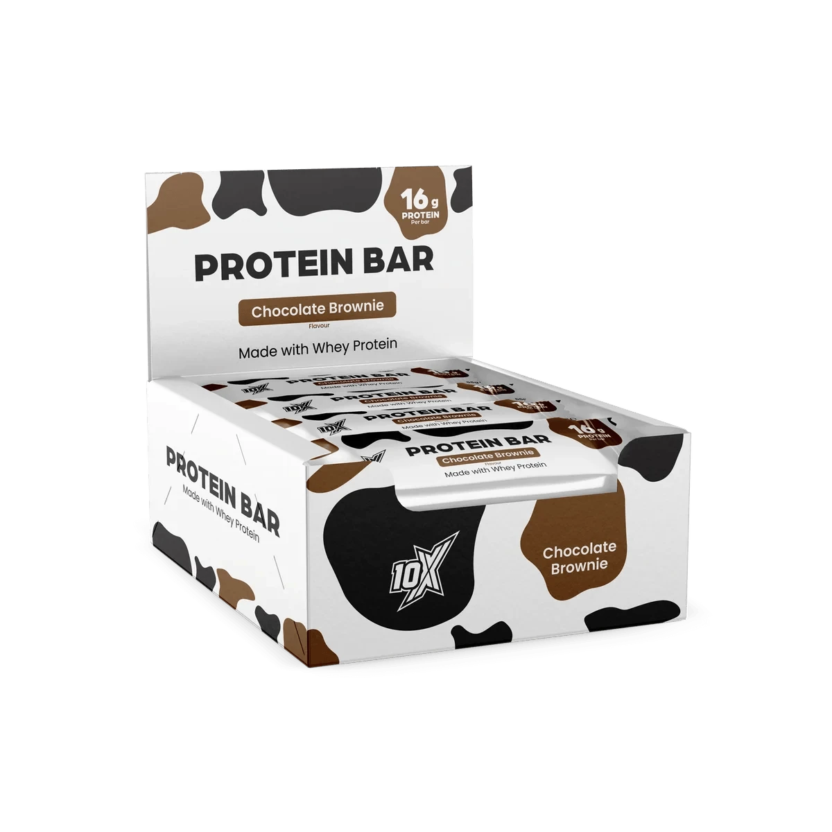10x Athletics Grass Fed Whey protein Bar 55grsm16 gram whey protein per bar 12 Bar 1Box